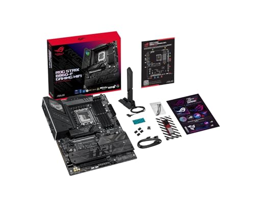 ROG Strix B860-F Gaming WiFi, Scheda Madre Intel ATX, 16+1+2+1 Fasi di Alimentazione, Slot DDR5, PCIe 5.0, Adatta per PC AI-Advanced, 4 Slot M.2, WiFi 7, AI Networking II, Aura Sync RGB, Nera - Scheda madre - Immagine 6