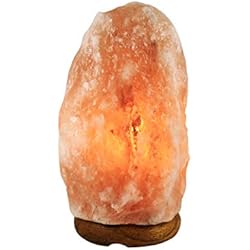 Lampara De Sal Ubicacion Lámpara Sal Himalaya Natural 100% Reduce el Estrés Purifica el Aire Reduce Síntomas de Alergia Mejora la respiración y el sueño (Roca Media)