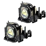 Rich Lighting 交換用 ランプ ET-LAD60W ET-LAD60AW ET-LAD60 パナソニック PANASONIC ET-LAD60AW ET-LAD60W (2灯セット) PT-DZ6700 PT-D5000S PT-D6000 PT-DW530 PT-DW6300 プロジェクター 交換 ランプ