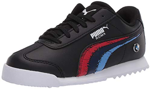 PUMA Unisex-Baby BMW M Motorsport Roma Sneaker, Black Black, 9 M US Toddler