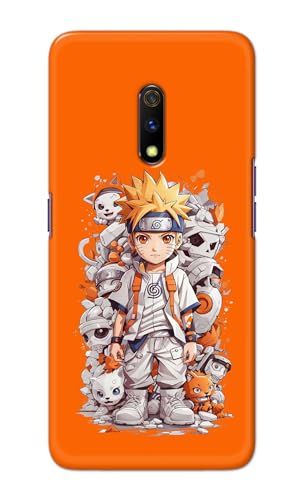 Image of PRINTFIDAA Printed Hard Back Cover Case for Realme X | Oppo K3 Back Cover (Famous Anime Cartoon Character) -112