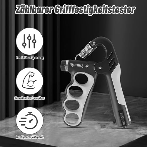 Handtrainer Unterarmtrainer – Handgelenk Trainer Für Strength Training, Griffkraft Trainer Zur Muskelaufbau, Unterarm Handtrainer Grip Trainingsgerät Fingertrainer Forearm Für Rehabilitation