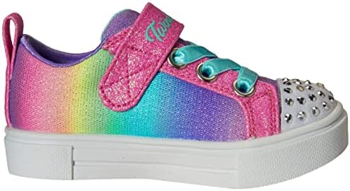 Skechers girls Twinkle Sparks - Winged Magic Sneaker, Hot Pink/Multi, 2 Little Kid US | Image 5