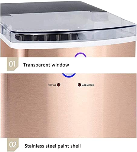 Máquina portátil para hacer cubitos de hielo miniatura 6