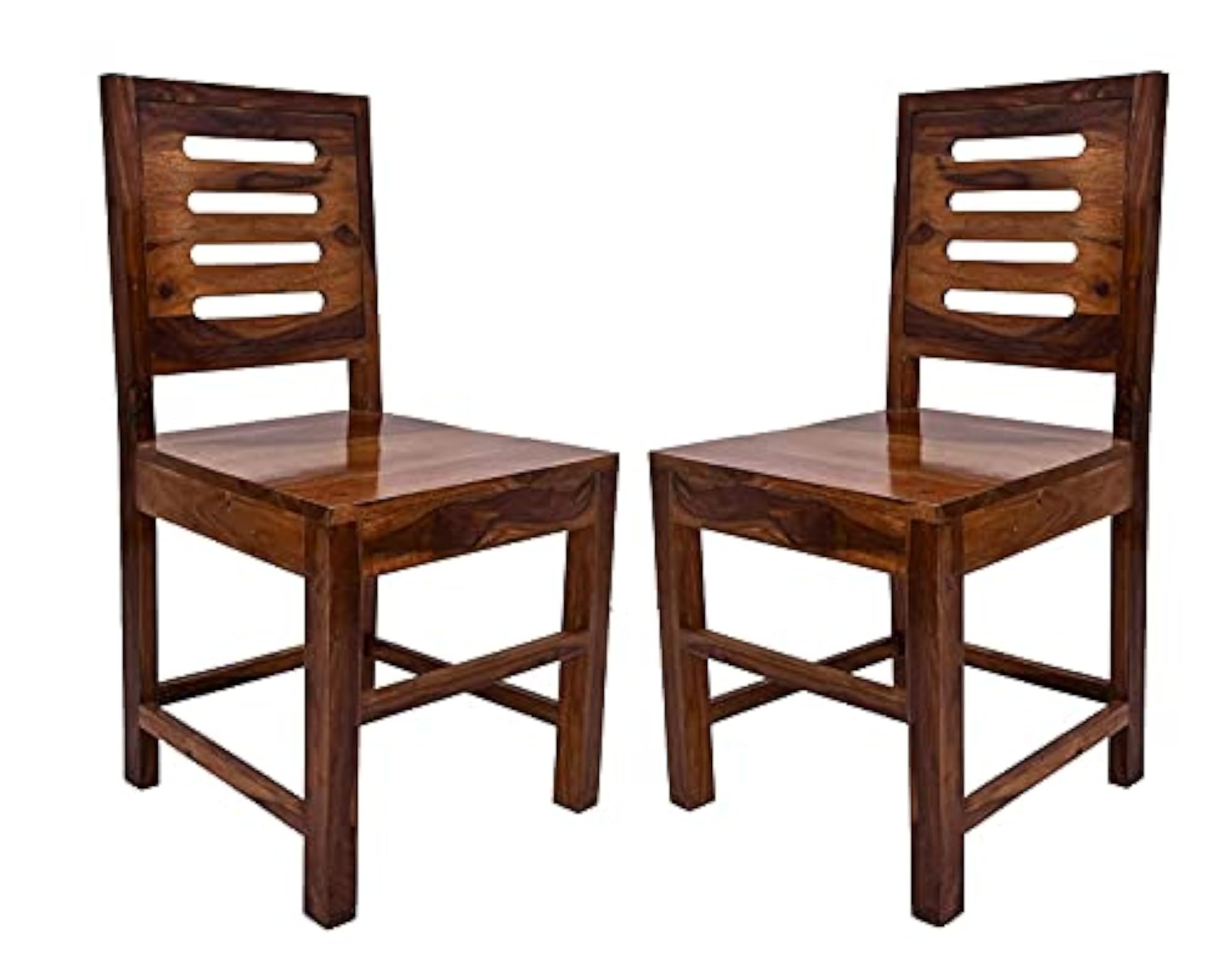 Sheesham Wood Dining Chairs Set of 4