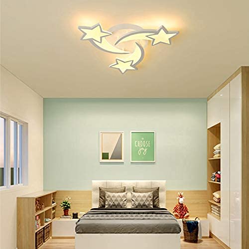 Plafonnier LED dimmable YangRy design étoile moderne avec télécommande - 7
