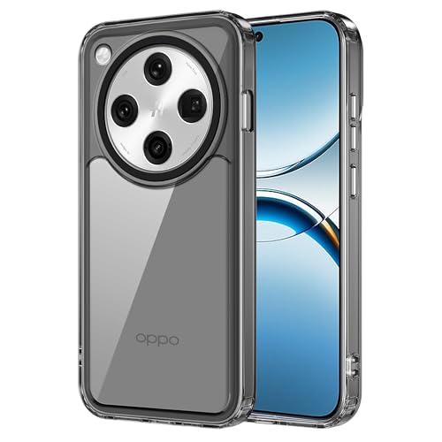 Image of Zapcase Back Case Cover for Oppo Find X8 5G | Compatible for Oppo Find X8 5G Back Cover | Case Cover with Camera Protection | (TPU + PC | Translucent Black)