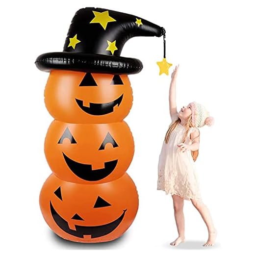 LEAZEAL 4.59ft Inflatable Punching Bag for Kids, Freestanding Bounce Back Punching Bag Tumbler Halloween Decorations Outdoor Halloween Inflatables Pumpkin Decorations Halloween Home Decor