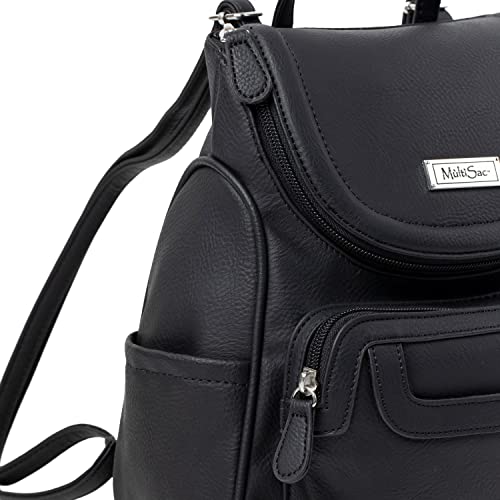 Image of MultiSac womens Major Backpack, Black, One Size US