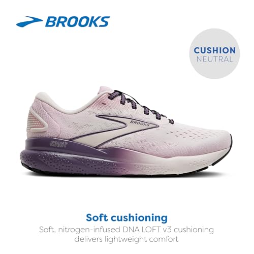 Brooks Brooks Women’s Ghost 16 Neutral Running Shoe - Black/Lilac/Windsome - 6 Medium