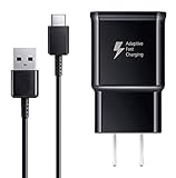 USB Type C Charger Cable and Adaptive Fast Charging Wall Charger Adapter Kit Compatible with Samsung Galaxy S10/S10+ S10e /S9/S9+/S8/S8+ Plus Note 8/Note 9 & Other Smartphones