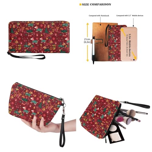 Image of Top Handle Purse for Women, Large Tote Handbag With PU Wallet Set, Gift for Mom
