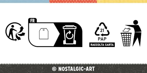 Nostalgic-Art Retro coffee mug, 11.2 oz, Ford Mustang – GT 1967 Red – Gift idea for Ford fans, Official License Product (OLP), ceramic cup, vintage design