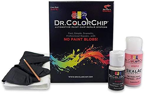 Dr Colorchip Drcolourchip Touch Up Scratch Repair Paint Compatible With Tesla Motors S Standard Repair Kit (2013 - 2017) - Pearl White Tri-coat_Color Code:PPSW