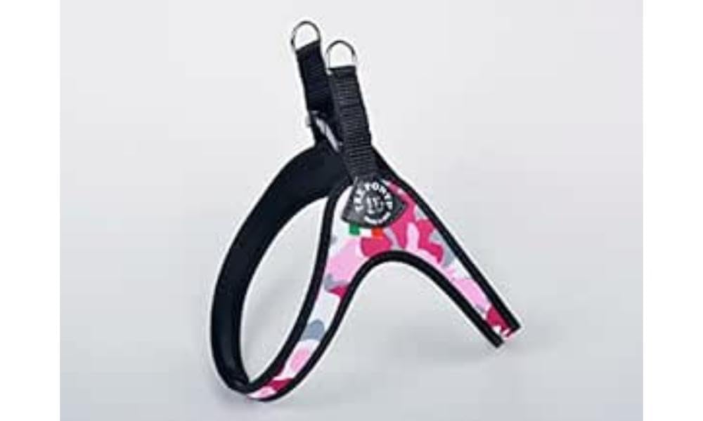 Tre PontiEasy Fit Fix Dog Harness, Size 1.5, Pink Camouflage