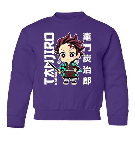 RIVEBELLA Tanjiro Kid Slayers Anime Manga Demon Youth Crewneck Sweater