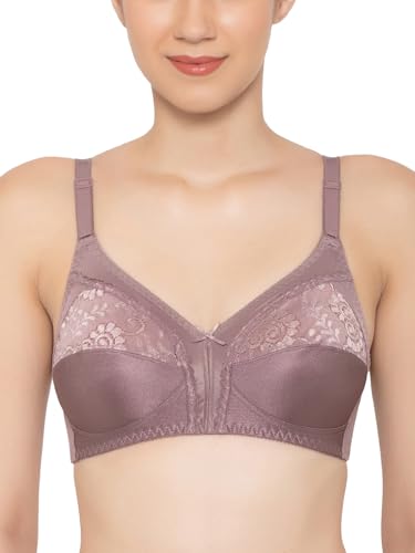 Image of Triumph Claudette Classics Women Bra | Non Wired, Non Padded | Cups with lace | Full Coverage, Cut & Sew | Soft and Breathable Fabric | All-Day Comfort | Pack of 1