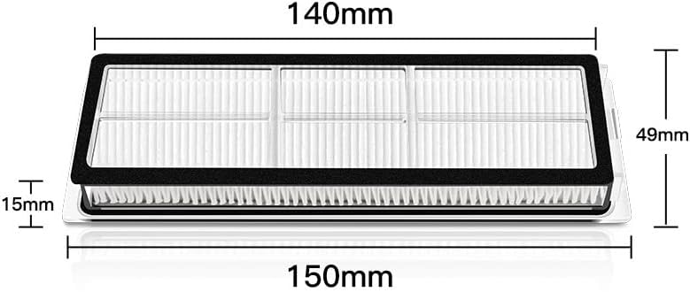 Miniatura 5 de Accesorios aptos para Dreametech W10 Robtic Partes de aspirador Cepillo principal Cepillo lateral Filtro Hepa para Dreame Bot W10 repuesto piezas de