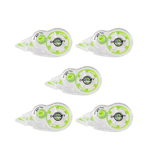 Edsrdrus 5Pcs Correction Tape, Extra-Long Tape Eraser, Colorful Correction Tape For Office Administration, Note Taking, Marking, Crafting (Green) #TOP15