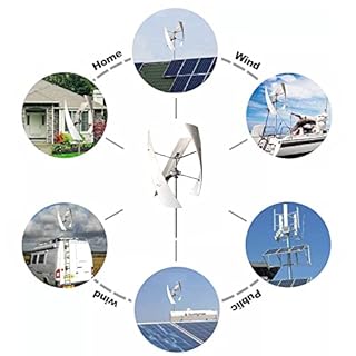Vertical Axis Wind Turbine with Inverter and Controller for Home Energy Generation