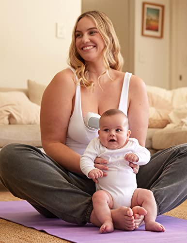 Image of Momcozy S9 Pro Upgraded Wearable Breast Pump, Hands-Free Design with Extended Battery Life & LED Display, Double Electric Portable Pump with 2 Modes & 9 Levels, 24mm, 2 Pack, Gray