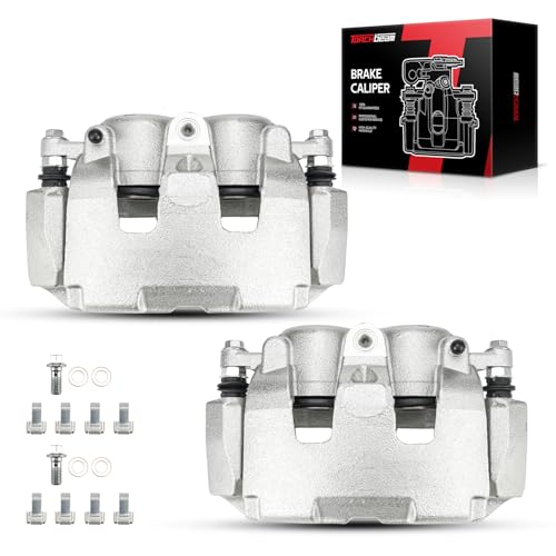 Image of Torchbeam Front Left and Right Calipers w /Bracket Fit for 1500 | #18P5054+18P5055