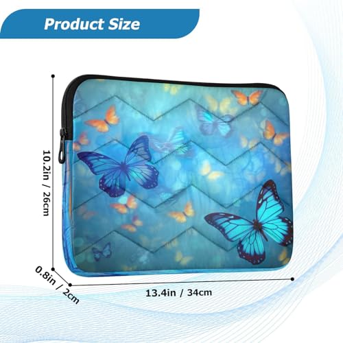 Funda para portátil Blue Butterflies 13-14 pulgadas miniatura 3