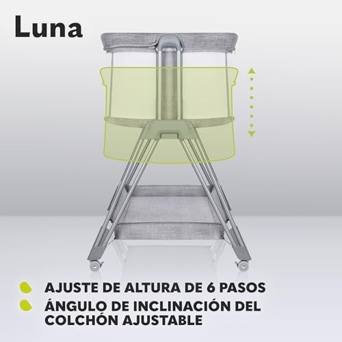 Variante de lionelo cuna colecho Luna portátil con colchón