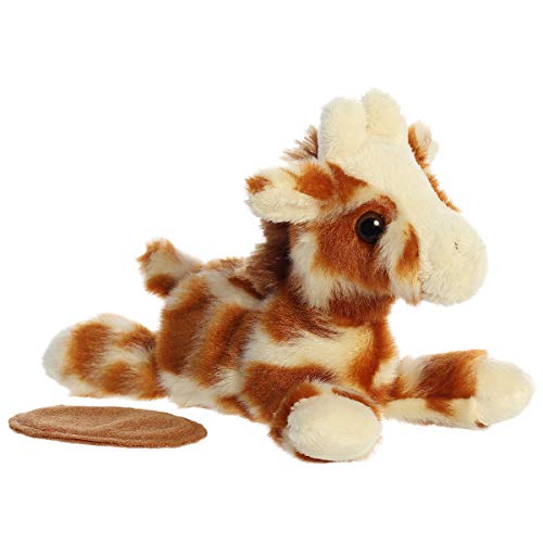 Aurora® Adorable Shoulderkins™ Jules Giraffe™ Stuffed Animal - Fun Buddy That Can Go Everywhere with You - Perfect for Kids 3+ Years and Costumes - Brown 5.5 Inches
