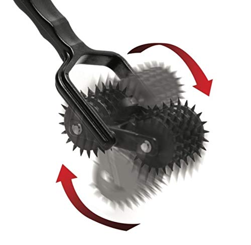 Wartenberg Wheel Pinwheel 5 Head ABS Skin Sensation Diagnostic for Couples Double Wheel - Thumbnail 2
