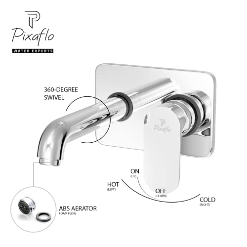 Image of Pixaflo Concealed Single Lever Basin Mixer with Exposed Parts Kit (Complete Set) (Koroit)