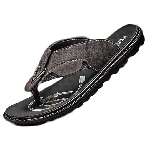Tongs en cuir pour hommes : sandales d'été élégantes et confortables pour la plage