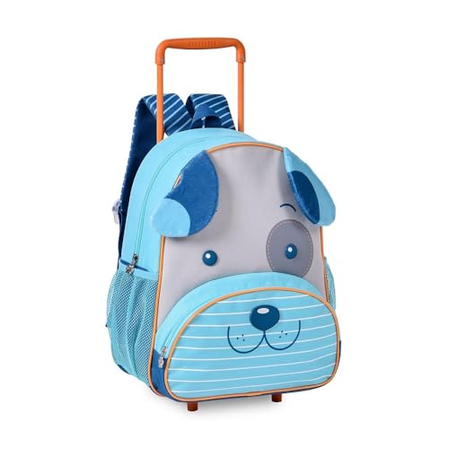 Mochila De Rodas Inf. Pets Cachorro Azul 15' -Clio Style