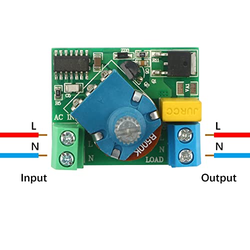 vipmoon 220 240v dimmer led,variateur de lumiere led pour 3w 100w lampes dimmable led/lampes à incandescence/lampes halogènes,ajustez la luminosité de la lampe, aucun bruit.