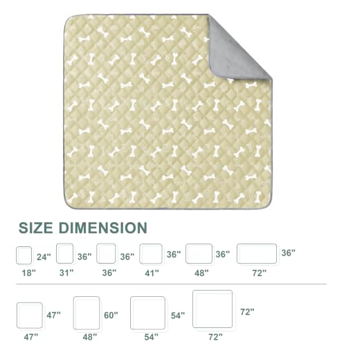 Image of Eterish Washable Pee Pads for Dogs Extra Large 36'' x 48'' 2 Pack | Reusable Absorbent Pet Puppy Dog Training Pads Non-Slip, Waterproof Whelping Potty Pads for Dogs Leak-Proof