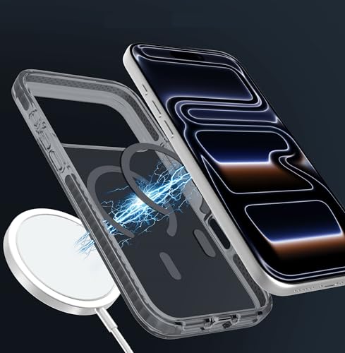BELTRON Belt Case for iPhone 17 Pro Max, Slim Protective Transparent Case & Rotating Belt Clip Holster Combo (Compatible with MagSafe) by BELTRON - Used condition - Image 7