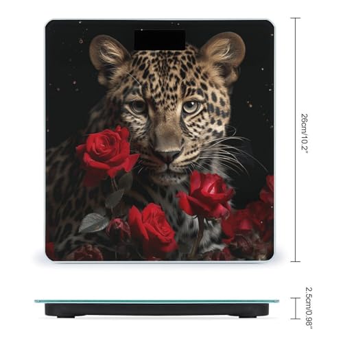 Báscula de baño digital FekiLoot con vidrio templado miniatura 2