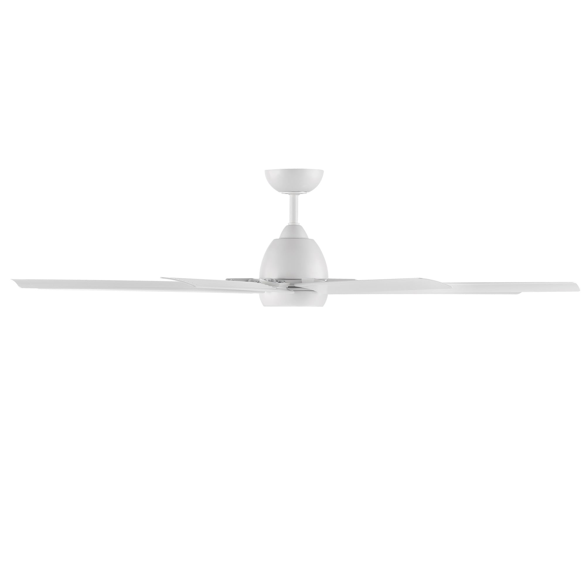 WAC Lighting F-064-MW Mocha XL 66 Outdoor Ceiling Fan Remote Matte White — view 6