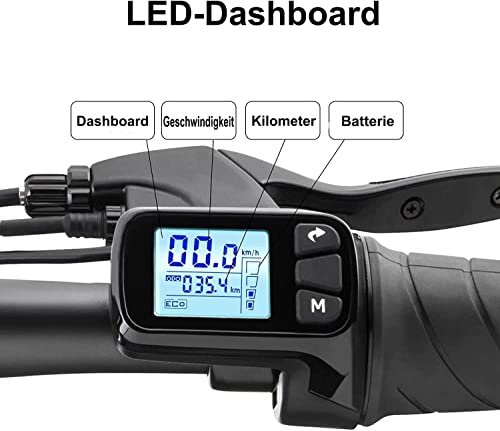 Leichtes E-Bike DYU Elektrofahrrad mit 14 Zoll Klappmechanismus