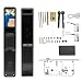 Smart Door Lock, Rechargeable Password Fingerprint Combination Lock, Equipped with A Door Viewer Camera, Support 3D Face Recognition Fingerprint for Apartment Home Hotel