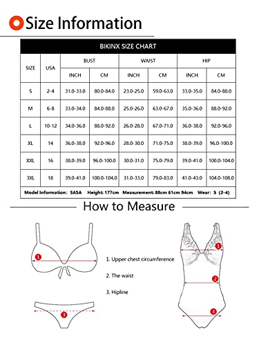 BIKINX Roupa de banho Tankini para mulheres modesta roupa de banho duas peças regata com controle de