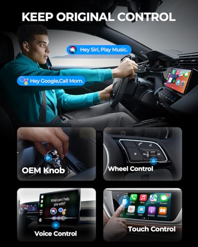 image for AuroraLink Wireless Carplay Adapter & Android Auto Wireless Adapter 2-