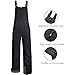 YMADREIG Womens Snow Bib Waterproof Insulated Overalls Winter Athletic Ski Pants Windproof Ripstop Warm Snowboarding Snowsuit Plus Size Overalls