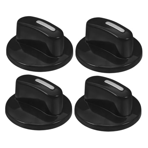 LALAFINA 4piezas Perilla De Control De Horno Repuesto De Perilla De Temporizador Eje Para Electrodomésticos De Control De Cocina Para Uso Barbacoas y Cocinas Eléctricas