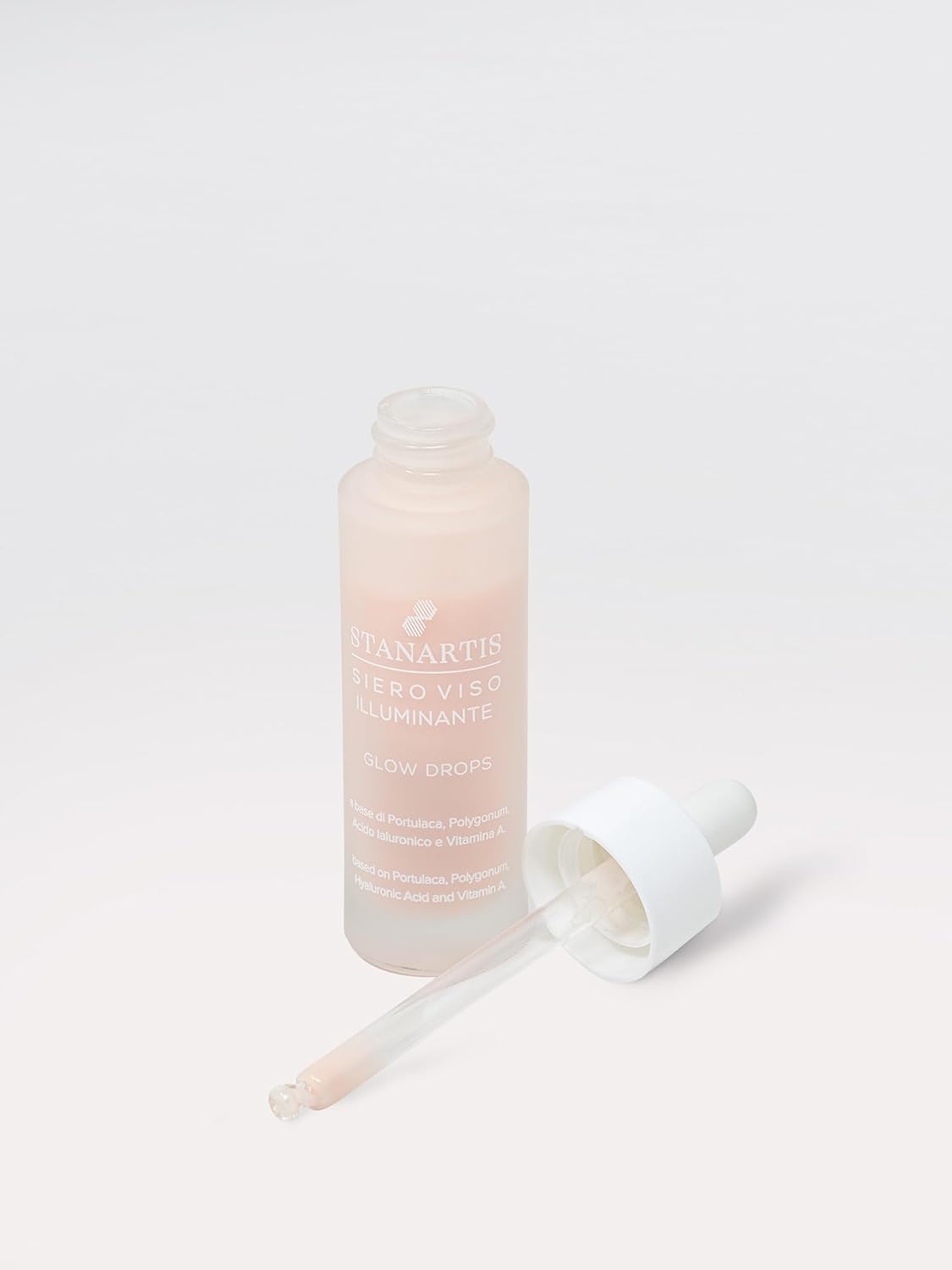 Stanartis Illuminierendes Gesichtsserum 30 ml – Hyaluron Serum mit Vitamin C & Peptiden – Feuchtigkeit, Glow & Anti-Aging Pflege