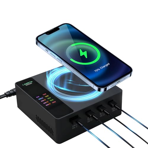 LIMETA USB [d 200W 4|[g [dXe[V }[d MagSafeCX[d m[gp\R[d MacBook/iPad/iPhone16/15/14 proΉ LCDfBXvC