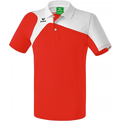 Erima GmbH Club 1900 2.0 Polo de Tenis, Unisex niños, Rojo/Blanco, 152