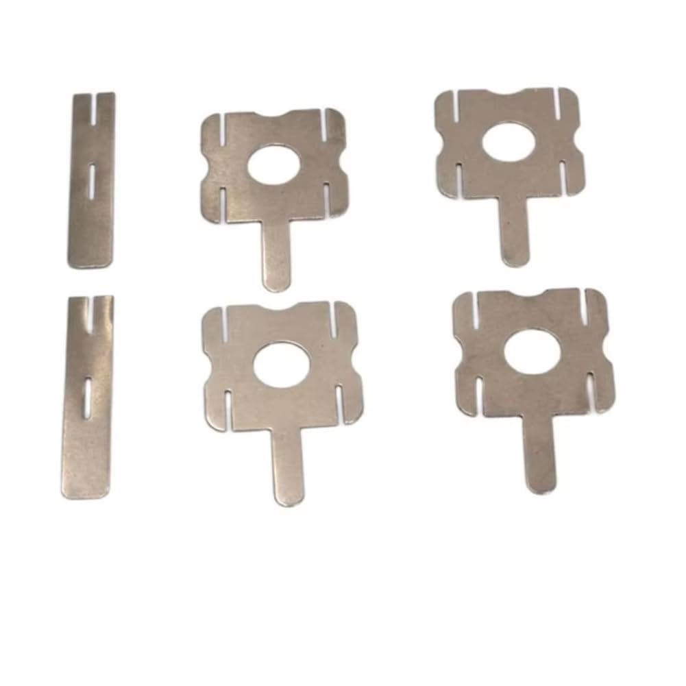 Bloepum 10Set Spot Welding Nickel Plates Battery Plating Nickle Sheet for Makitas Nickel Plated Steel Strap Strip Sheets Battery