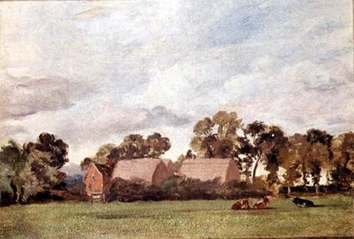 Tableau un paysage du Suffolk par John Constable impression sur toile 60x90cm