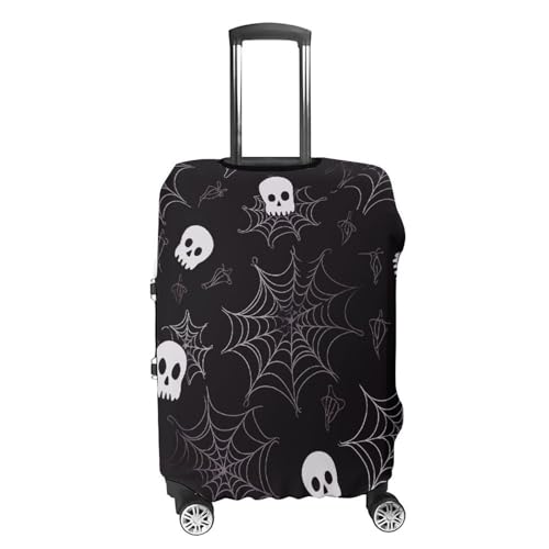 Halloween Goth Luggage Cover, Washable Elastic Suitcase Cover Protector Fit 18-32 Inch Luggage4
